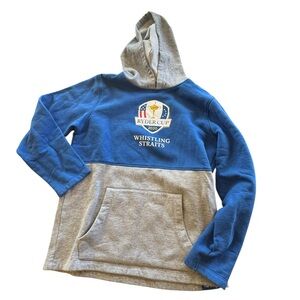 Ryder Cup 2020 “Whistling Straits” Kids Pullover Hoodie –‎ Blue & Gray